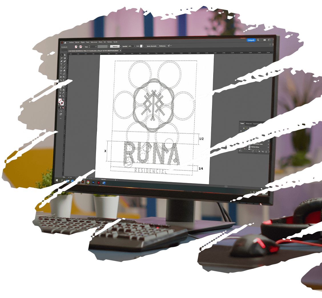 Computadora diseño grafico