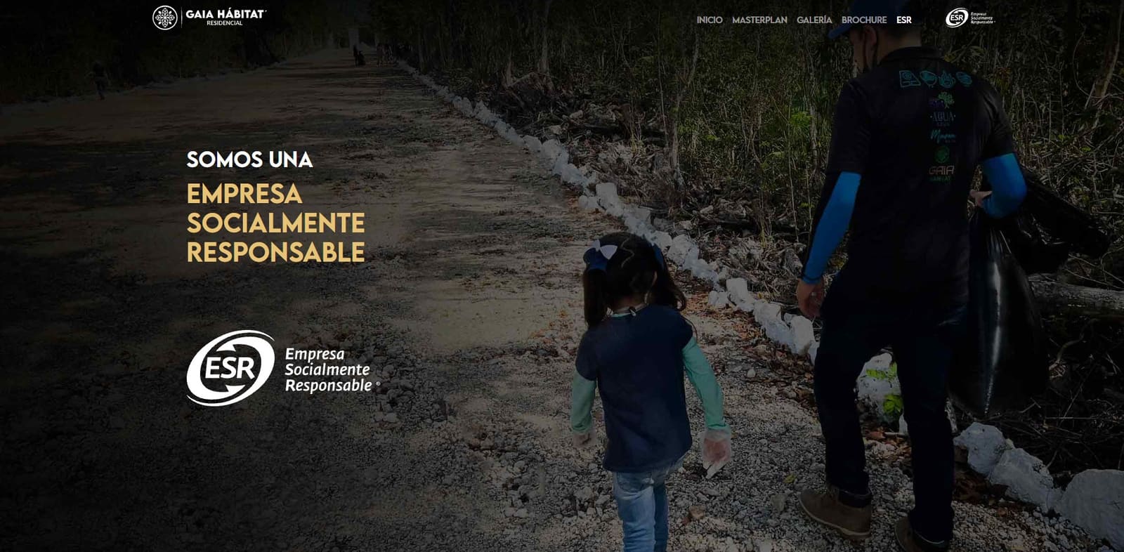 Sección de empresa socialmente responsable del sitio de Gaia Hábitat