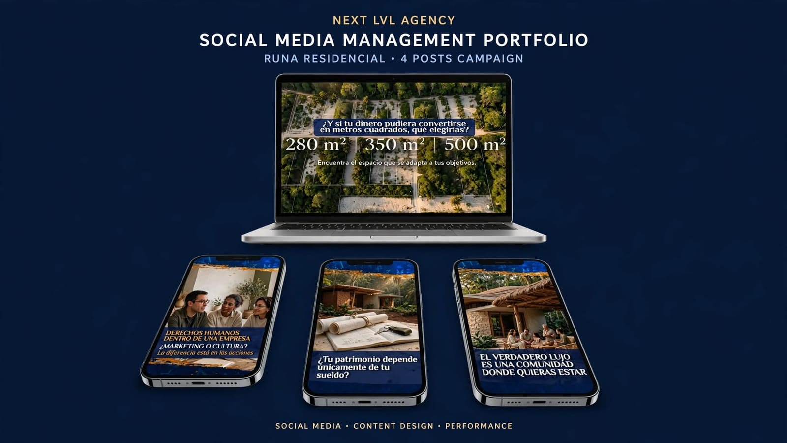 Campaña de redes sociales para Runa Residencial